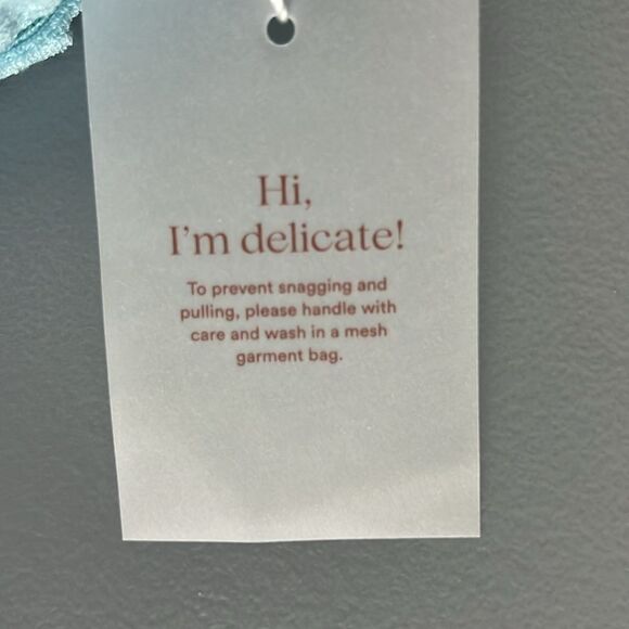 NWT Andie Swim The lbo Terry Cover-Up Pants in Cablu Blue Size S - Picture 7 of 12